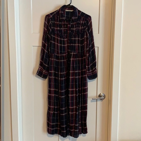 Zara: Plaid Dress, S - Picture 2 of 9